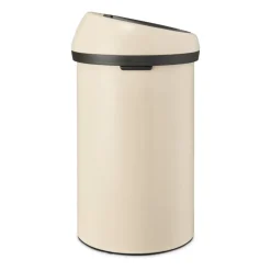 Touch Bin round 60 liter, Soft Beige