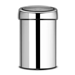 Touch Bin waste bin 3 liters wall mounted, brilliant steel