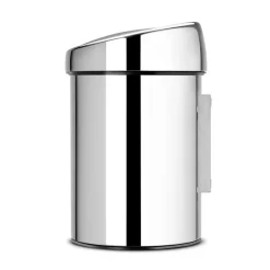 Touch Bin waste bin 3 liters wall mounted, brilliant steel