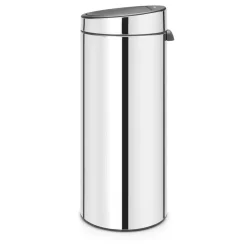 Touch Bin waste bin 30 liters, brilliant steel