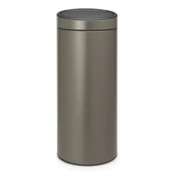 Touch Bin waste bin 30 liters, platinum