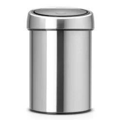 Touch Bin waste bin 3 liters wall mounted, matte steel