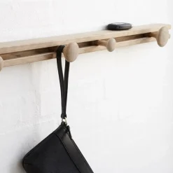 Track coat hanger 90 cm, oak