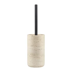 Travertine toilet brush 36 cm, Linen