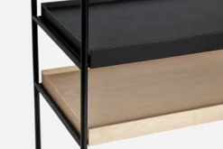 Tray shelf low oak, 80x100 cm, Style 1
