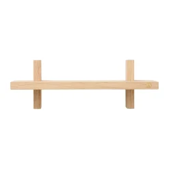 Treat wall shelf single, Oak, 34x12x11.2 cm