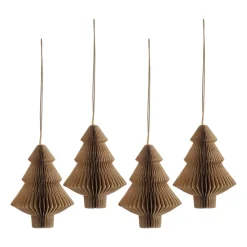 Tree baubles 4-pack, Natural