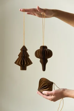 Tree baubles 4-pack, Natural