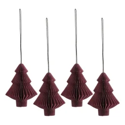 Tree baubles 4-pack, Red