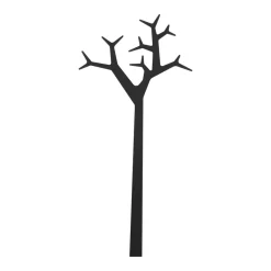 Tree rockhangers wall 194 cm, Black