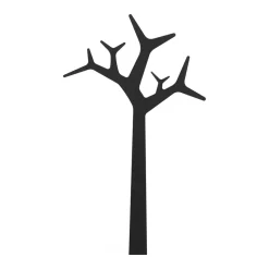 Tree rockhangers wall 134 cm, Black