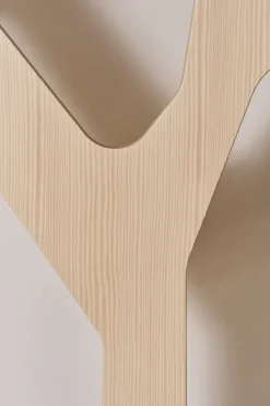 Tree wall wall-mounted coat rack Special Edition 194 cm, White pigmented pine