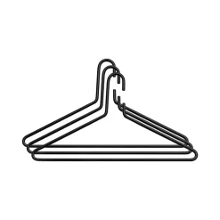 Triangel hanger 3-pack, black