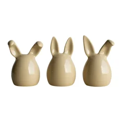 Triplets easter rabbit 3-pack, Shiny yellow