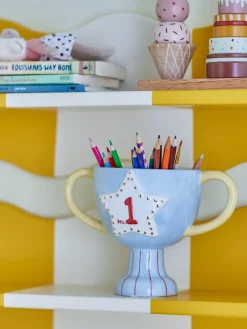 Trophy planter 23x16 cm, Blue