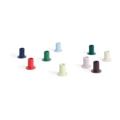 Tube candle stick 5 cm, Pale blue
