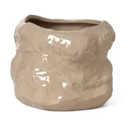 Tuck flower pot Ø29 cm, cashmere