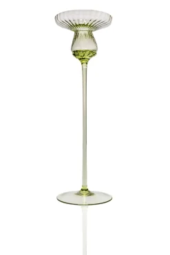 Tulipán candlestick 25 cm, Olivegreen