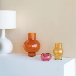 Tummy A vase 24 cm, Orange rust
