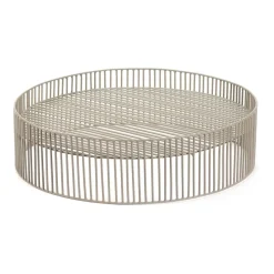 Turn basket low 40 cm, Grey