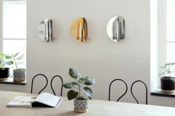 Twilight candle sticks wall, Nickel