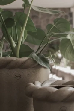 Twine flower pot Ø22 cm, Beige