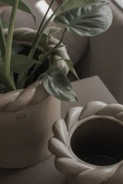 Twine flower pot Ø22 cm, Beige