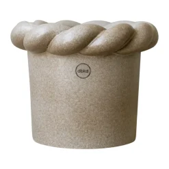 Twine flower pot Ø14 cm, Beige