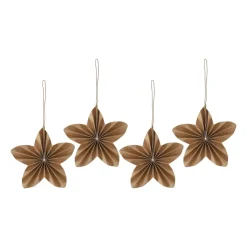Twinkle baubles 4-pack, Natural