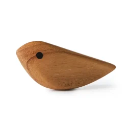 Twirling Bird decoration S, Teak
