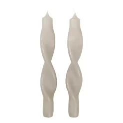 Twist twisted candles twisted candle 23 cm 2-pack, Rainy day