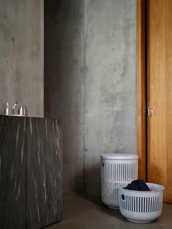 Ume laundry basket Ø40x29 cm, Soft Grey