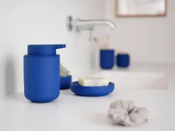 Ume soap dish, Indigo Blue