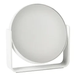 Ume table mirror with 5x magnification 19x19.5 cm, White