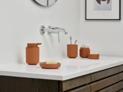 Ume toothbrush cup, Terracotta