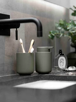 Ume toothbrush holder, Olive green