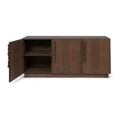 Unda sideboard 146x68x50 cm, Dark Stained Oak