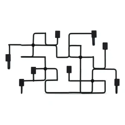 Underground hanger, Black-black stained oak