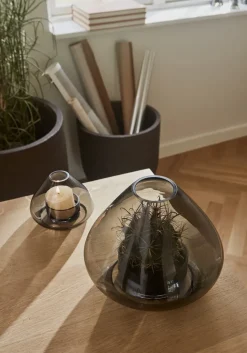 Uno lantern-vase 12 cm, Black