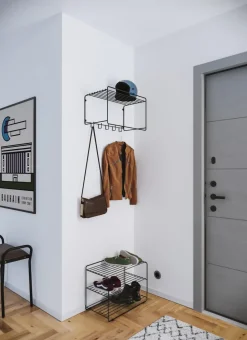 Uptown hat shelf, Black