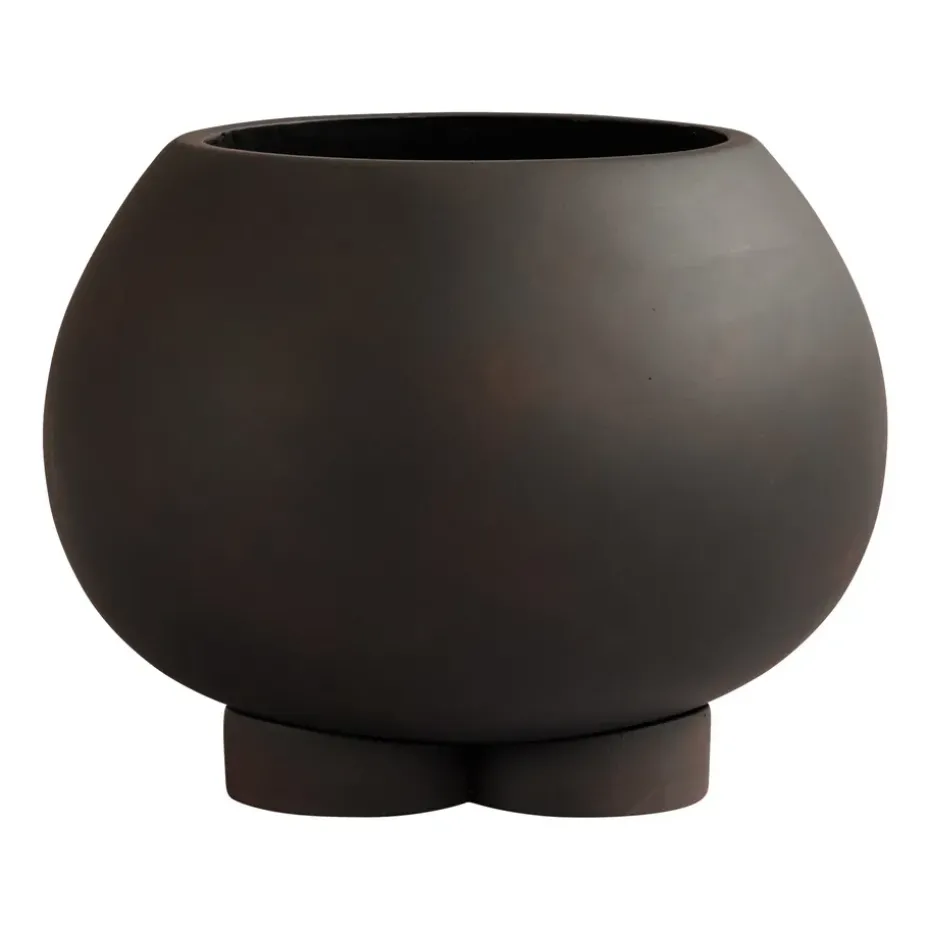 Urchin flower pot mini Ø35 cm, Coffee