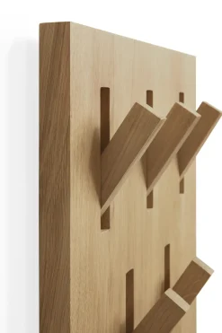 Utilitile wall hanger clothes hanger, Oak