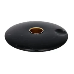 Uyuni Chamber candle sticks Ø11.6 cm, Black marble