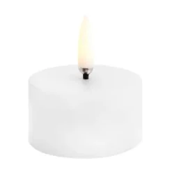 Uyuni LED Block candle white Ø5 cm, 2.8 cm