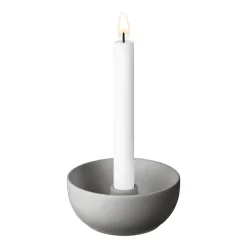 Valley candle sticks Ø12 cm, grey