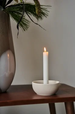 Valley candle sticks Ø12 cm, Beige