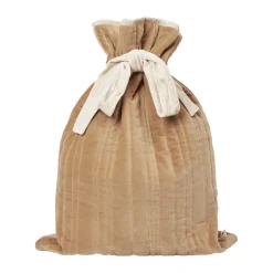 Vari quilted sack 50x70 cm, Velvet-tan