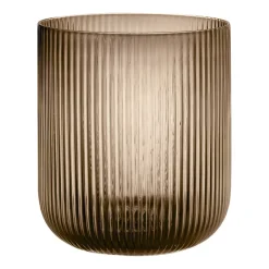 Ven candle lantern L 20 cm, Coffee