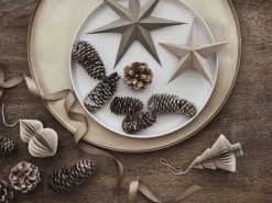 Venice wooden star Ø20 cm, Fungi