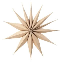 Venok Christmas star 40 cm, beige